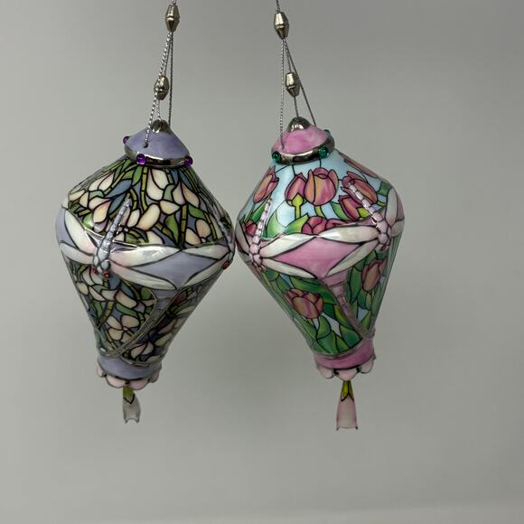 Bradford Editions Lot of 24 #1 - #8 The Era of Louis Tiffany Heirloom Ornaments - Picture 4 of 16